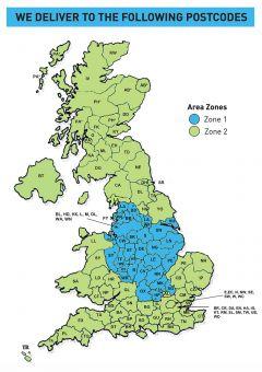 Delivery Postcode Map