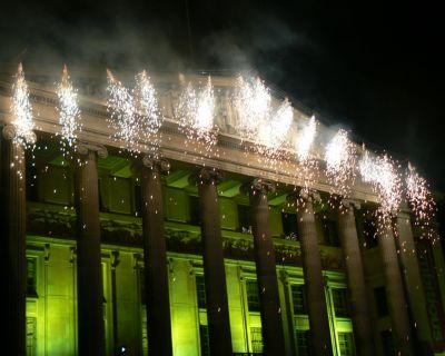 Nottingham Council House Waterfall Effect